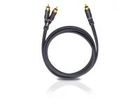 Oehlbach Кабель Сабвуферный Oehlbach Booom! Y-adapter Cable Anthracite 2.0m 23702