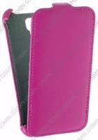 Кожаный чехол для Explay Flame Armor Protective Case (Розовый)