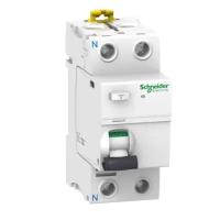 iID 2Р 25A 300mA AC Блок утечки тока 2-полюсный, 25A, 300mA, тип АC (УЗО) Schneider Electric, A9R44225