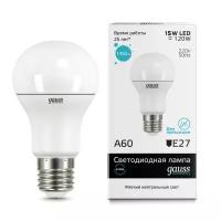 Светодиодная лампа Gauss 23225 LED Elementary A60 15W E27 4100K грушевидная