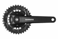 Система 2-36 Shimano MT101, 175мм, для 2x9ск, Кв, 36/22, без защиты., с болтами крепл., цвет черный