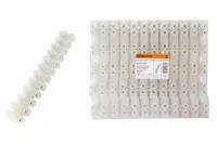 Зажим винтовой ЗВИ-150 полипропилен 10-35мм2 12пар 100°С белый TDM (Упаковка 5шт) SQ0510-0030