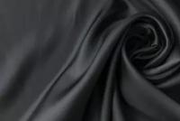 Ткань подклад из вискозы черного цвета