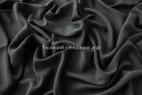 Ткань вареный шелк почти серного цвета