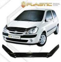 Дефлектор капота для Hyundai Getz 3 Door 2005-2011 Classic черный