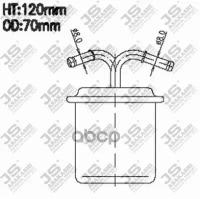Фильтр топливный JS Asakashi арт. FS317J