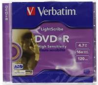 DVD+R 4.7GB Verbatim 16x, LightScribe, jewel (43574)