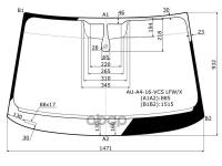 Стекло Лобовое + Дд Audi A4 (B9) 4/5d 16- XYG арт. AU-A4-16-VCS LFW/X