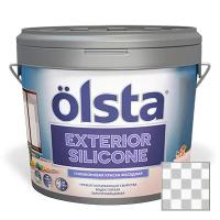 Краска фасадная Olsta Exterior Silicone Бесцветный 2,7 л