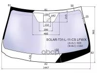 Стекло Лобовое Атермальное + Дд Nissan X-Trail 10-14 (Solar-X Защита От Ультрафиолета) XYG арт. SOLAR-T31-L-11-CS LFW/X