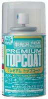 Mr.Hobby B-602 Лак полуглянцевый аэрозольный MR.Premium Topcoat semi-gloss, 88 мл