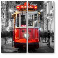 Модульная картина Picsis Турецкий трамвайчик, Стамбул (40x40)