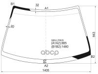 Стекло Лобовое Subaru Impreza 4/5d 92-00 XYG арт. 55N LFW/X