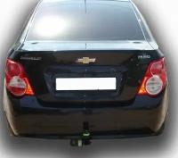 фаркоп для chevrolet aveo (t300) (седан) 2012-... (без электрики) c215-a