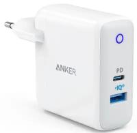 Сетевое зарядное устройство Anker PowerPort PD+ 2 (A2626LD1) белый