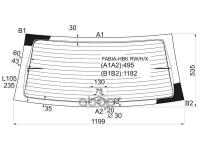 Стекло Заднее С Обогревом Skoda Fabia 5d Hbk 99-07 XYG арт. FABIA-HBK RW/H/X