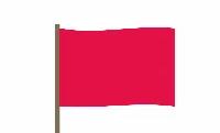 Малиновый сигнальный флаг 15х22 см