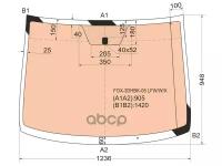 Стекло Лобовое + Антенна Volkswagen Fox 05-11 XYG арт. FOX-3DHBK-05 LFW/W/X