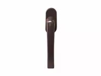 Ручка оконная Rotoline, алюминиевая, 35 мм, 90°, 2 винта М5х45, коричневый RAL 8019, без логотипа Roto