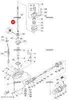 Вал приводной вертикальный Yamaha в сборе