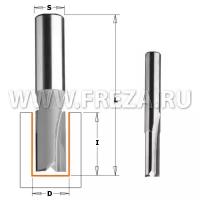 Фреза CMT-PRO пазовая прямая монолитная S6 D2 I4 L38 711.0204