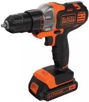 Дрель-шуруповерт Black+Decker MT218K-QW аккум. патрон:быстрозажимной (кейс в комплекте)