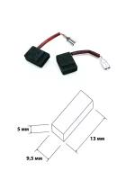 Щетки угольные для электроинструментов 5х9,5х13 мм.В упаковке 2 шт