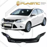 Дефлектор капота для Ford Focus III хэтчбэк 2011-2015 Classic черный