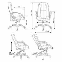 Кресло офисное T-898AXSN, ткань, черное, 1070382/532669 (1)