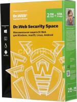 Антивирус Dr.Web Security Space 2 ПК 2 года Новая лицензия BOX [bhw-b-24m-2-a3]