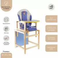 Стульчики для кормления Вилт Стульчик для кормления «Кузя», трансформер