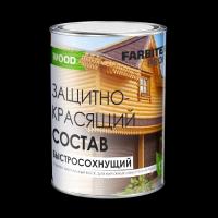 Состав защитно-красящий для древесины быстросохнущий Farbitex Profi Wood (Артикул: 4300005217; Цвет: Красное дерево; Фасовка = 10 л)