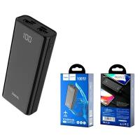 Внешний Аккумулятор (Power Bank) Hoco J45 10000 mAh (5,0V - 2A, 2USB, LCD) Черный