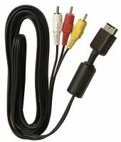 Композитный AV видео кабель (Composite Cable) Original PS2/PS3/PS1