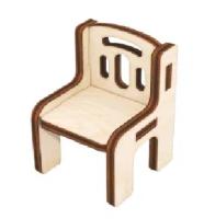 Мебель для кукольных домиков набор стульев 4 шт Детская Логика