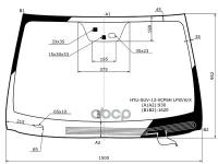 Стекло Лобовое С Обогревом Щеток + Дд + Дз Hyundai Santa Fe (Европейская Сб.) 12-18 XYG арт. HYU-SUV-13-VCPSH LFW/H/X