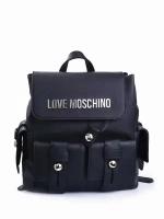 Рюкзак с накладными карманами и логотипом LOVE MOSCHINO