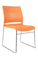Офисное кресло для посетителей и переговорных Riva Chair Color D918 Оранжевый