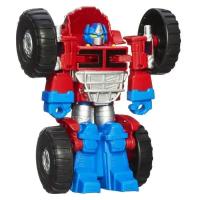 Роботы и трансформеры: Робот - трансформер Playskool Оптимус Прайм (Optimus Prime) Robot to monster truck - Боты спасатели (Rescue Bots), Hasbro