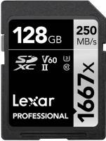 Карта памяти Lexar Professional 1667x 128 ГБ SDXC