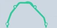 Прокладка крышки двигателя ГАЗ 406 дв./Уаз 409 дв. Евро- 3 (передней)