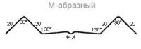 Штакетник GrandLine M-образный Print РФ, пог. м