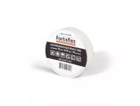 Изоляционная лента ПВХ Fortisflex 15 мм х 0.15 мм х 10 м, белая {71223}