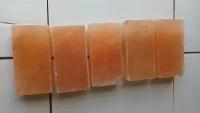 Кирпич из гималайской соли 200*100*50 мм шлифованный для парной бани и сауны комплект 5 шт