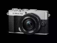 Фотоаппарат Olympus PEN E-P7 Pancake Zoom Kit 14-42 EZ серебристый (V205111SE000)