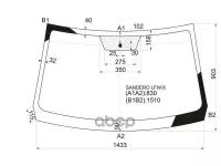 Стекло Лобовое Renault Sandero 08-14/Renault Duster 10-21/Nissan Terrano 14- XYG арт. SANDERO LFW/X