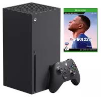 Игровая приставка Microsoft Xbox Series X с двумя геймпадами + FIFA 22