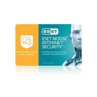 Eset NOD32-EIS-1220 CARD -1-3 NOD32 Internet Security 1 год или продл 20 мес 3 устройства 1 год 311814