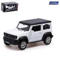 Металлический транспорт Автоград Машина металлическая SUZUKI JIMNY, 1:32, инерция, открываются двери, цвет белый