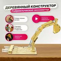 3D деревянная модель из дерева пазл-конструктор 